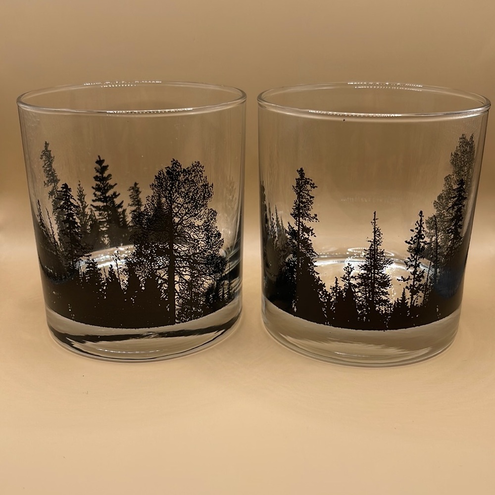 Black Lantern Whiskey Glasses